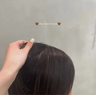 カラー コトノ /透明感カラー🧡のヘアスタイル