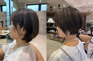ショート 大人ショート特化/ カットモデル/表参道のヘアスタイル