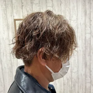 ショート パーマ メンズ ツイスパ/メンズ特化 🦋𝑺𝑶𝑵𝑬のヘアスタイル