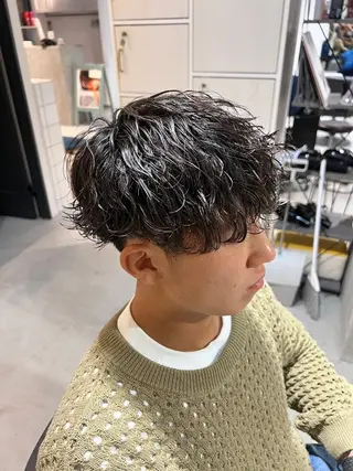 ショート パーマ メンズ メンズカットパーマ ✂️ JOYAのヘアスタイル