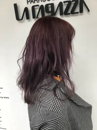 ミディアム カラー 東條 克義のヘアスタイル