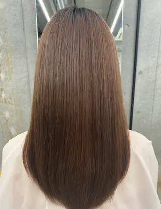 セミロング カラー 🍀本格ヘッドスパ 👑髪質改善🍀英司のヘアスタイル
