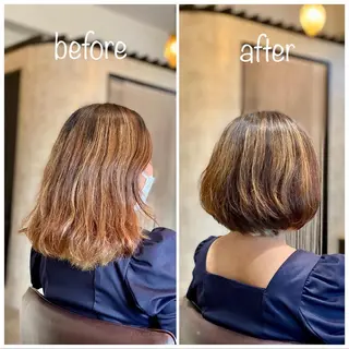 ミディアム 宮城 将大のヘアスタイル