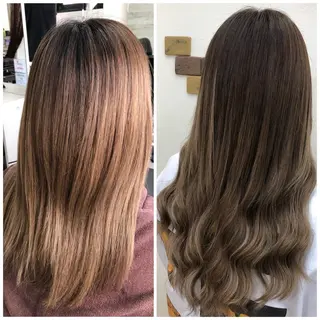 ロング カラー MAKO ❤️🔥NEXTのヘアスタイル