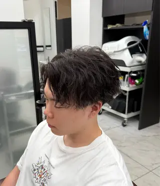 ショート パーマ メンズ メンズ専門 Ryukiのヘアスタイル
