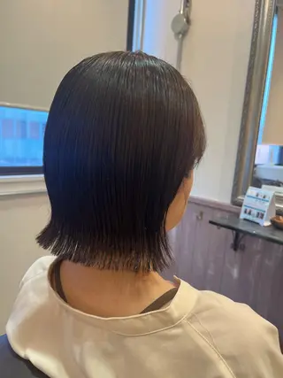 ショート カラー マンツーマン施術🫧 なつのヘアスタイル