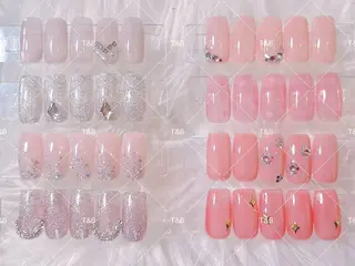 ネイル 渋谷T&B りお ロング無制限中💫のネイルデザイン