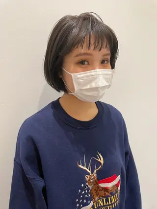 ショート カラー 狩野 羅夢のヘアスタイル