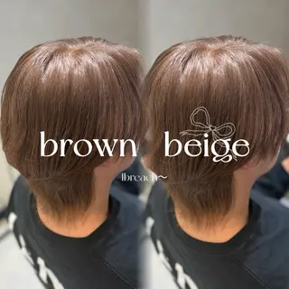 ショート メンズ ハイトーン/ベージュ 🤍reinaのヘアスタイル