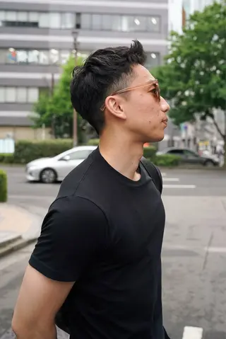 ショート メンズ 千葉 慎也のヘアスタイル