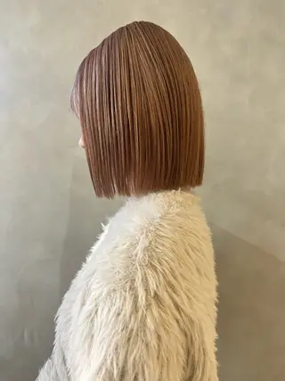 ショート カラー 🌼タッセルボブ/シ ョートmoeka🌼のヘアスタイル