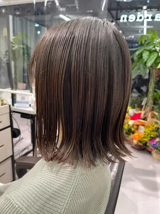 ミディアム カラー ボブ指名No.1 🌼chidaのヘアスタイル