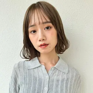ミディアム 似合わせ✨透明感🫧 佐藤優斗のヘアスタイル