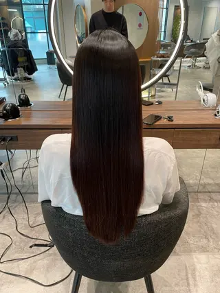 ロング 松田 恋のヘアスタイル