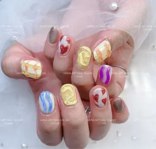 ネイル HANA ART NAIL SALONのネイルデザイン