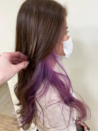 カラー SALOWIN栄 高須大貴のヘアスタイル