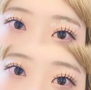 マツエク・マツパ 安江 ひなののマツエク・マツパデザイン