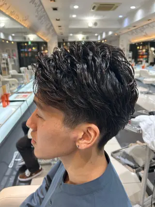 ショート メンズ メンズパーマ特化 /平松秀門のヘアスタイル