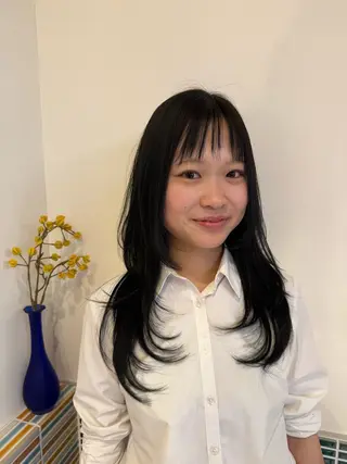 ロング カラー特化/ブリーチ 梅田中崎町/あかりのヘアスタイル