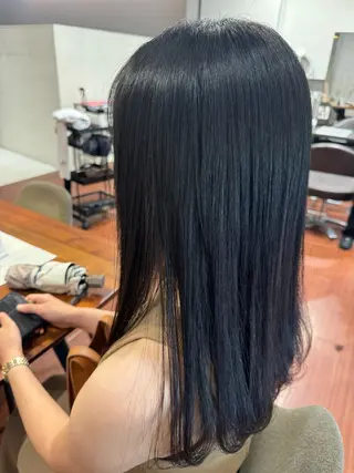 セミロング カラー megumi ⭐︎のヘアスタイル