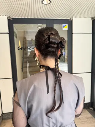 ヘアアレンジ 内沼 恵留菜のヘアスタイル