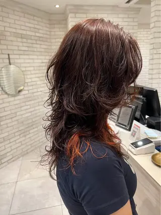 カラー 田島 穂乃花のヘアスタイル