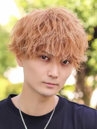 ミディアム カラー メンズ メンズ特化パーマ &カラー🔥小倉大和のヘアスタイル