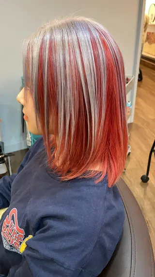 ミディアム カラー MATSURI BASE.AWAJIのヘアスタイル