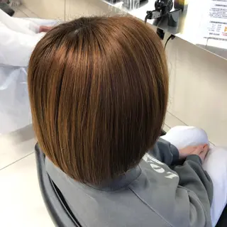 ショート カラー 髪質改善・白髪ぼかし /お悩み対応カラーのヘアスタイル