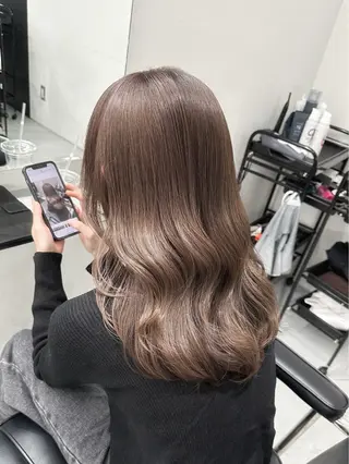 セミロング カラー カラーモデル募集中 /新潟万代/かこ🩵のヘアスタイル
