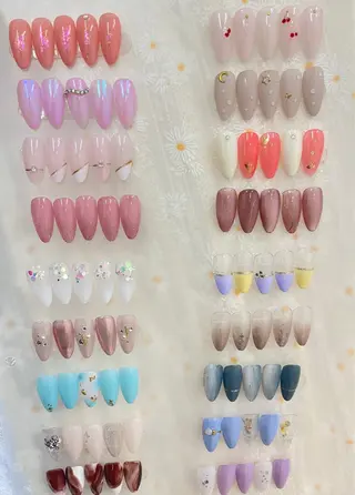 ネイル candy nail 韓国風ワンホンネイルのネイルデザイン