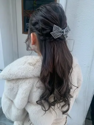 ロング SEAM アキホのヘアスタイル
