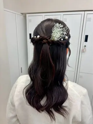 ロング ヘアアレンジ 横浜 アレンジ🎀/ エクステ🌙┊︎もものヘアスタイル