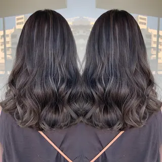 ミディアム 🫧艶髪カラー🫧 森本くるみのヘアスタイル