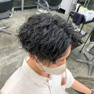 ショート パーマ メンズ メンズ特化美容師/ 藤戸 椋のヘアスタイル