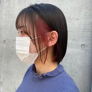 ショート カラー 🪭risa 暖色/レイヤー🪭のヘアスタイル