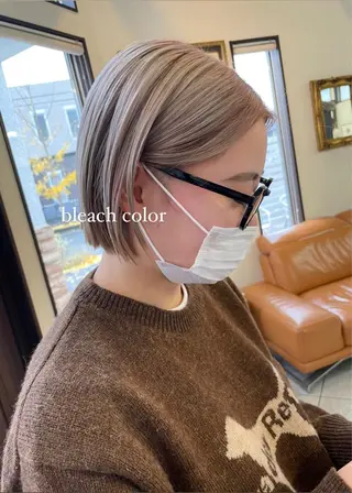 ショート カラー コレットヘアー 田中アヤノのヘアスタイル