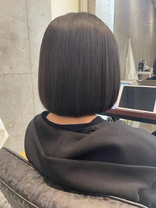 ミディアム 西大島美容師 渡部仁太のヘアスタイル