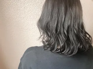 ミディアム カラー シアカラー×髪質改善 技術保証/浦前翼のヘアスタイル