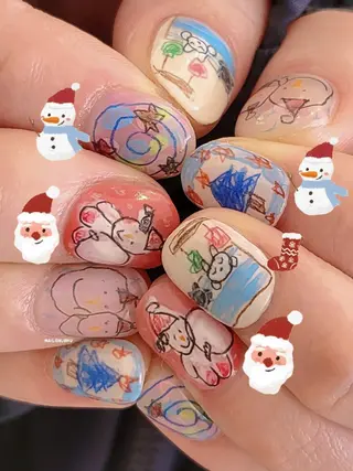 ネイル 3dパーツ/流行り 👧shushu❤️のネイルデザイン