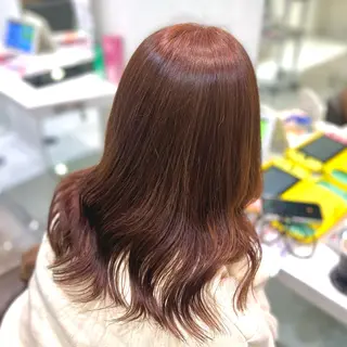 セミロング カラー Yuka/Aujua ソムリエ/髪質改善のヘアスタイル