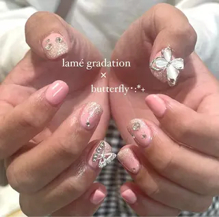 ネイル 個性派✴︎ジャケ写 ネイル🦋mire-のネイルデザイン