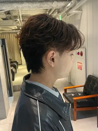 ショート カラー パーマ メンズ 🔱メンズパーマ特化 🔱山下和輝のヘアスタイル