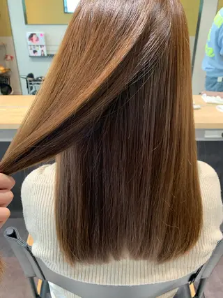 ロング hub hair レイヤー/透明感のヘアスタイル