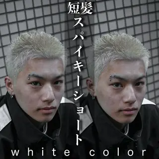 ショート カラー パーマ メンズ 💈men's💈 satoru中目黒のヘアスタイル