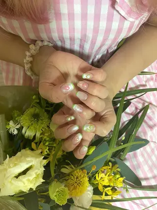 ネイル 個性派✴︎ジャケ写 ネイル🦋mire-のネイルデザイン