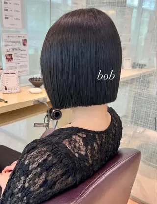 ショート 加納千華 /ボブ/ぱつっとボブのヘアスタイル