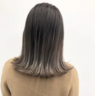 ミディアム カラー パーマ ヘアアレンジ 【公式】amble luxe池袋東口🩷のヘアスタイル