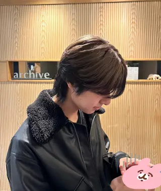 カラー メンズ 山科 愛実のヘアスタイル