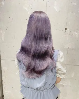 ロング カラー ヘアアレンジ メンズ キッズ 【縮毛矯正ブリーチ】 MANATO🌈のヘアスタイル